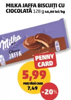 Milka - MILKA JAFFA BISCUITI CU CIOCOLATĂ