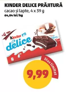 Kinder - Delice Prăjitură