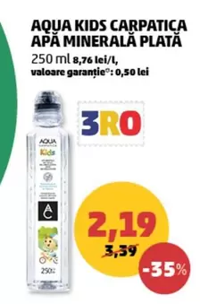 APĂ MINERALĂ PLATĂ