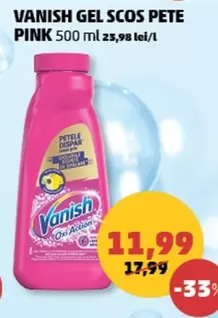 VANISH GEL SCOS PETE PINK