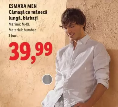 Cămașă cu mânecă lungă, bărbați