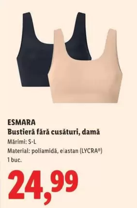 Bustieră fără cusături, damă