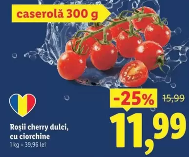 Roșii cherry dulci, cu ciorchine