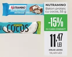 Baton proteic cu cocos