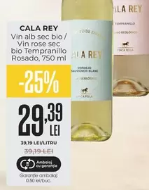 Alb - Vin alb sec bio / Vin rose sec bio Tempranillo Rosado