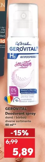 Gerovital - Deodorant spray