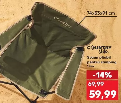 Scaun pliabil pentru camping