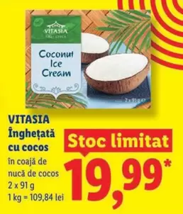 Înghețată cu cocos