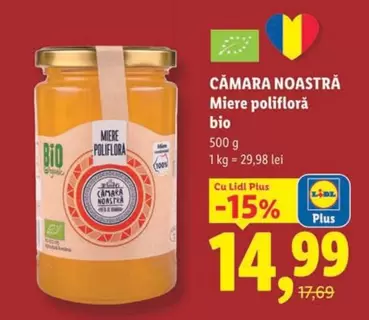 Miere poliflora bio