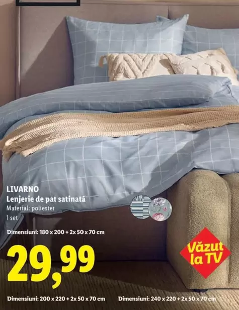 Lenjerie de pat satinată