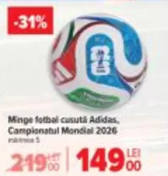 Minge fotbal cusută