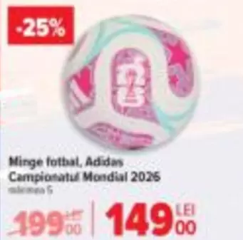 Minge fotbal Campionatul Mondial 2026