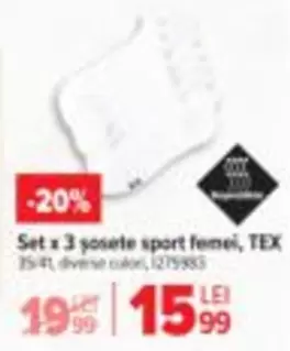 Set x 3 șosete sport femei
