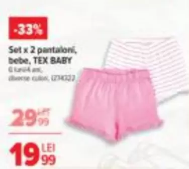 Set x 2 pantaloni