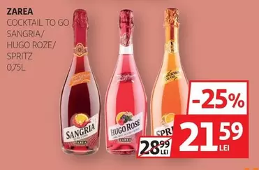 Zarea - COCKTAIL TO GO SANGRIA/ HUGO ROZE/ SPRITZ