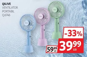 Qilive - VENTILATOR PORTABIL Q.6746