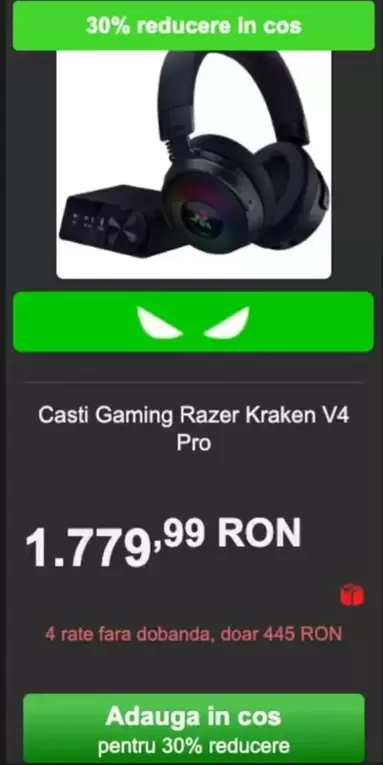 Casti Gaming Kraken V4 Pro