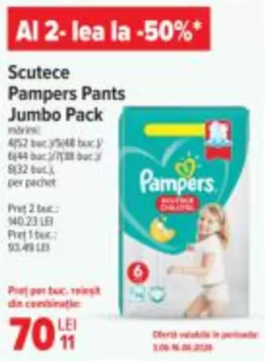 Pampers - Scutece Pants Jumbo Pack