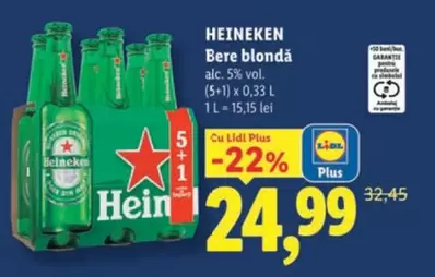 Heineken - Bere blondă