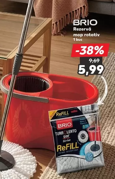 Rezervă mop rotativ