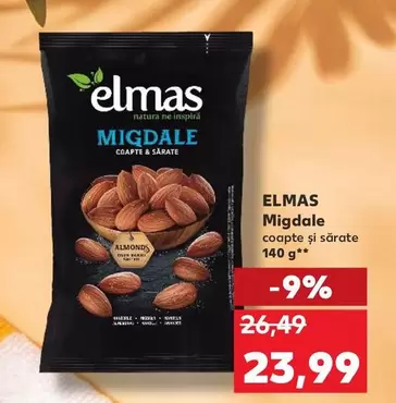 Elmas - Migdale coapte și sărate