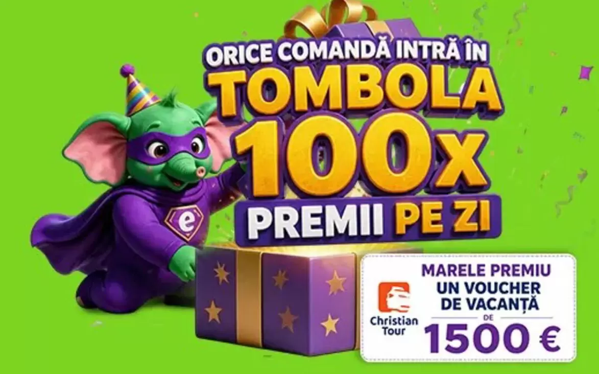TOMBLA 100X PREMII PE ZI