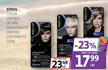 COLOR VOPSEA DE PAR PERMANENTA DIVERSE SORTIMENTE 115ML