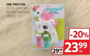 PISTOL UNICORN PENTRU BALOANE SĂPUN