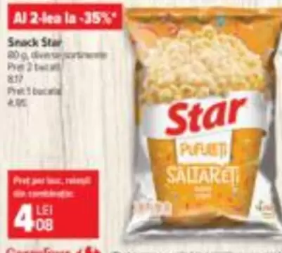 Snack Star Pufuleți Sărate