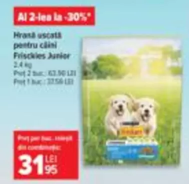 Hrană uscată pentru câini Friskies Junior