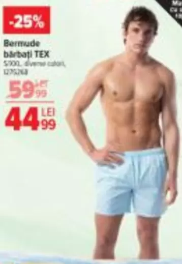 Bermude bărbați TEX S/90L, diverse culori, 1275268