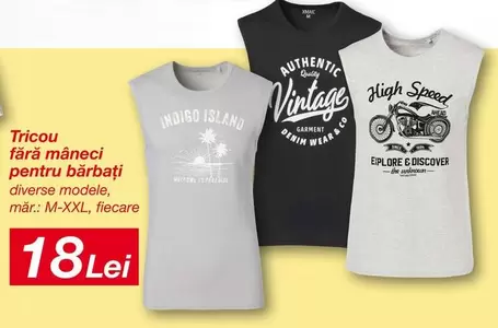 Tricou fără mâneci pentru bărbați