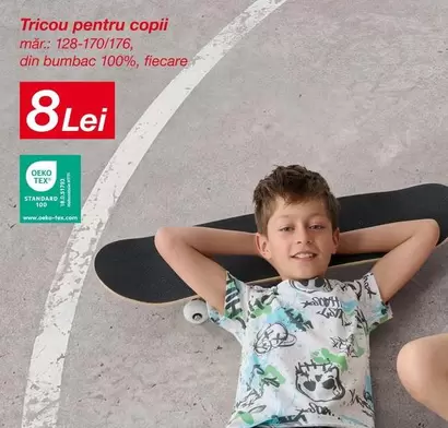 Tricou pentru copii măr.: 128-170/176