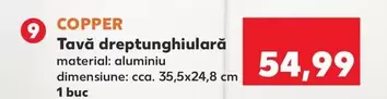 Tavă dreptunghiulară
