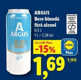 Bere blondă fără alcool