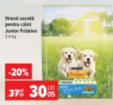 Hrana uscata pentru caini Junior Friskies