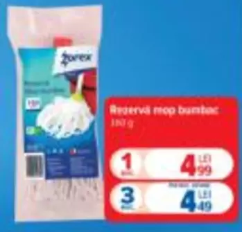 Rezervă mop bumbac