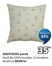 AGERTIDSEL pernă