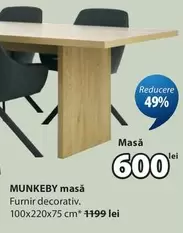 MUNKBY masă