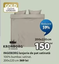 lenjerie de pat satinată