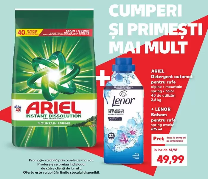 Ariel - Detergent automat pentru rufe