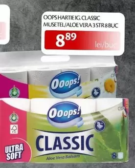 HARTIE IG. CLASSIC MUSETEL/ALOE VERA 3 STR 8 BUC