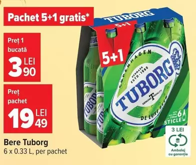 Tuborg - Bere 6 x 0.33 L