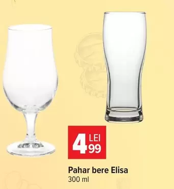 Pahar bere Elisa