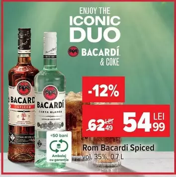 Rom Bacardi Spiced