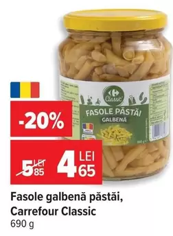 Fasole galbenă păstăi