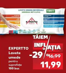 Lavete umede universale