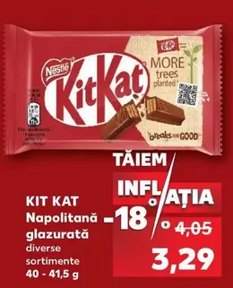 KIT KAT Napolitană glazurată