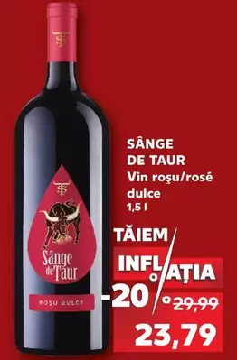 Sânge de Taur Vin roșu/rosé dulce