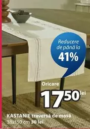 KASTANIE traversă de masă